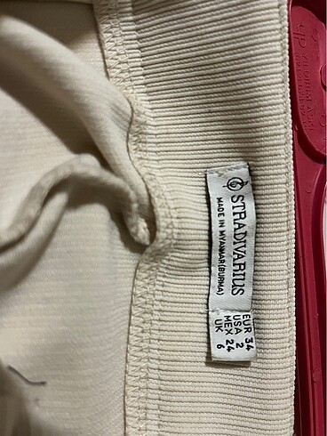 34 Beden ten rengi Renk Pantalon