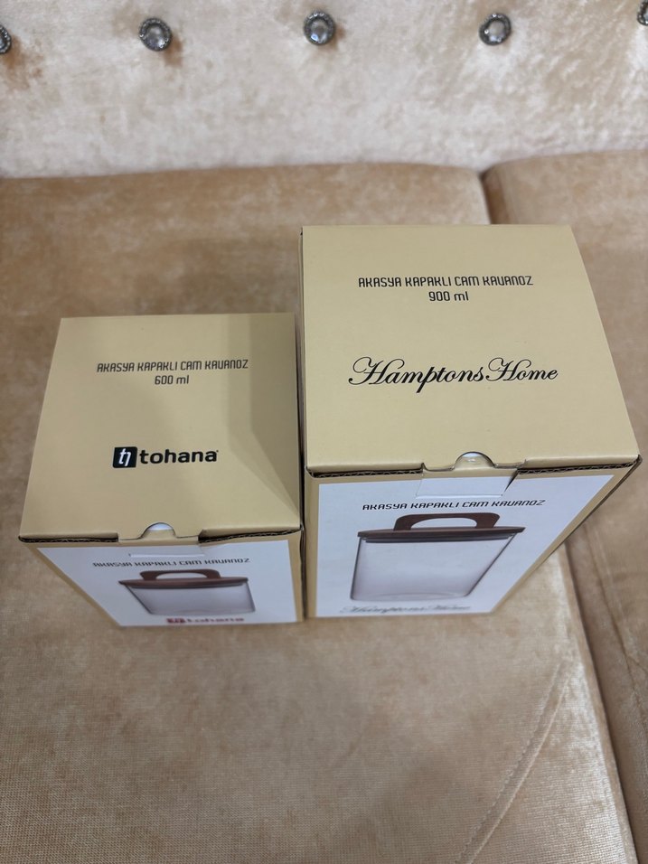 Ahşap Kapaklı Şeffaf Saklama Kavanozları - Görsel 4