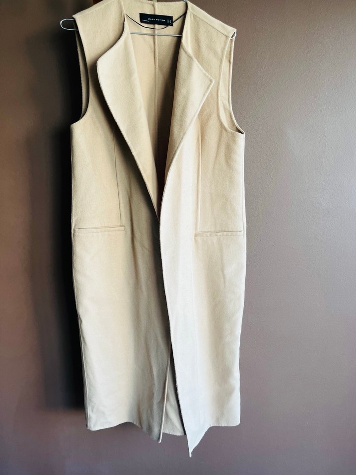 ZARA Uzun  Yelek - Görsel 2