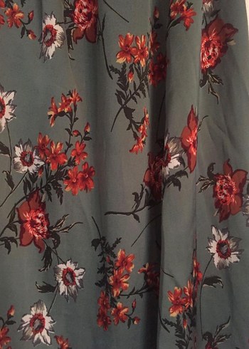 Çiçek Desenli Uzun Etek - Görsel 2