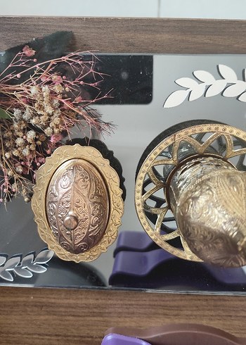 Dekoratif El İşçiliği Tepsi Seti - Görsel 5