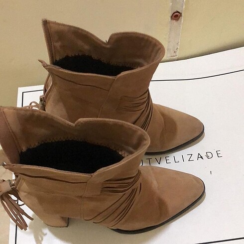 37 Beden camel Renk Süet bot