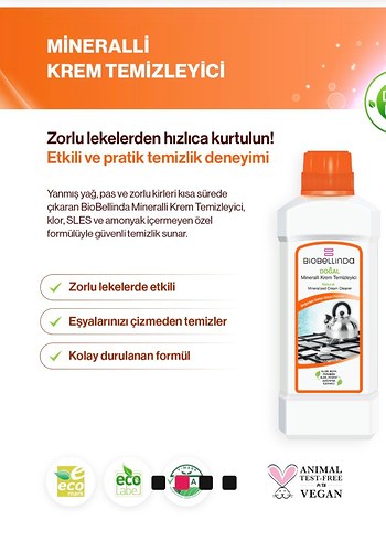 Farmasi Biobellinda Doğal Mineralli Krem Temizleyici 70 ml