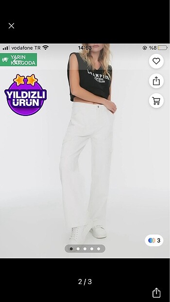 Trendyol & Milla trendyol beyaz jean