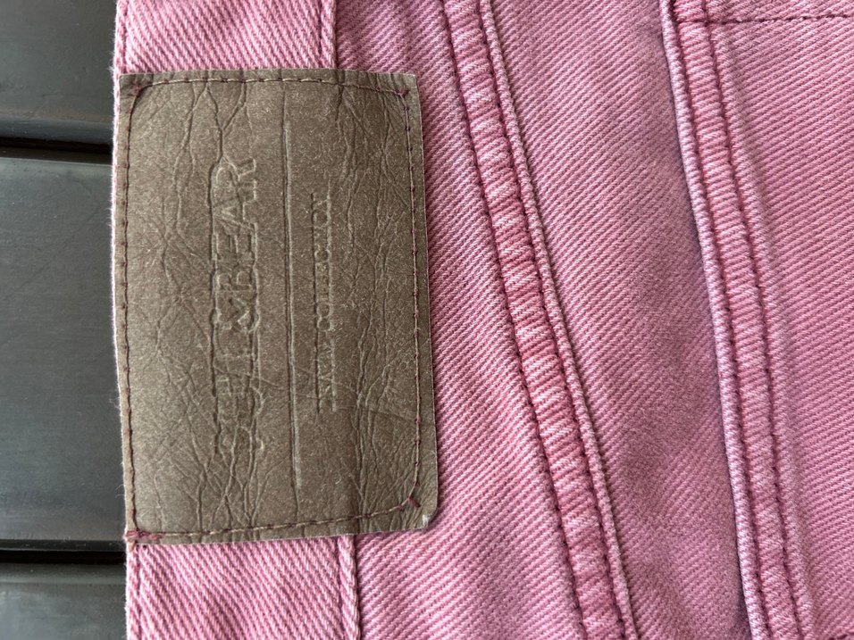 Pull and Bear Düğmeli Gül Kurusu Midi Kadın Jean - Görsel 3