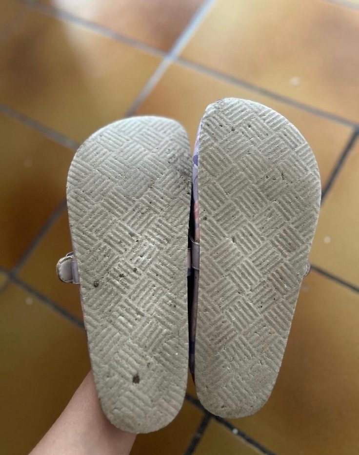 Dogo Marka Mor Baskılı Mantar Tabanlı Kadın Terlik - Görsel 2