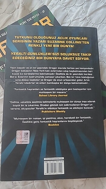 Gregor ve gri kehanet, yeraltı günlükleri serisi