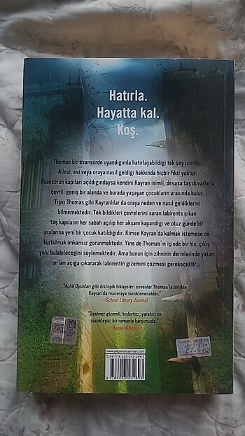  Labirent ölümcül kaçış kitabı