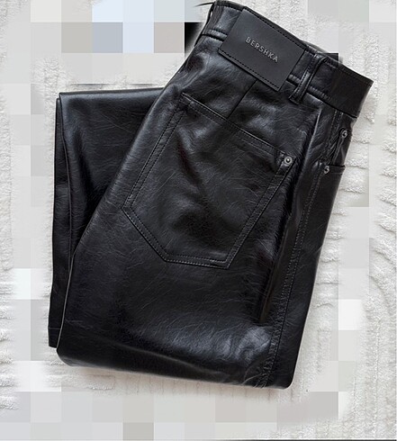 Bershka deri pantolon