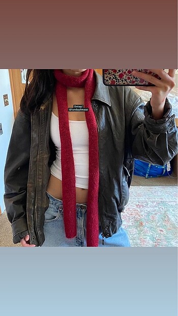 American Vintage Skinny Atkı Kadın atkı
