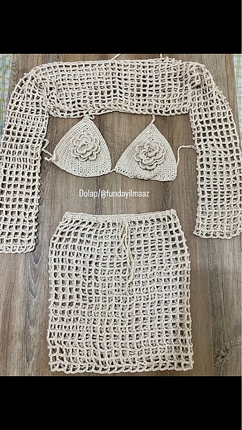 Pareo takım bikini takım