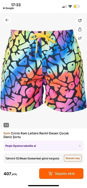 Erkek çocuk deniz şortu - Görsel 4