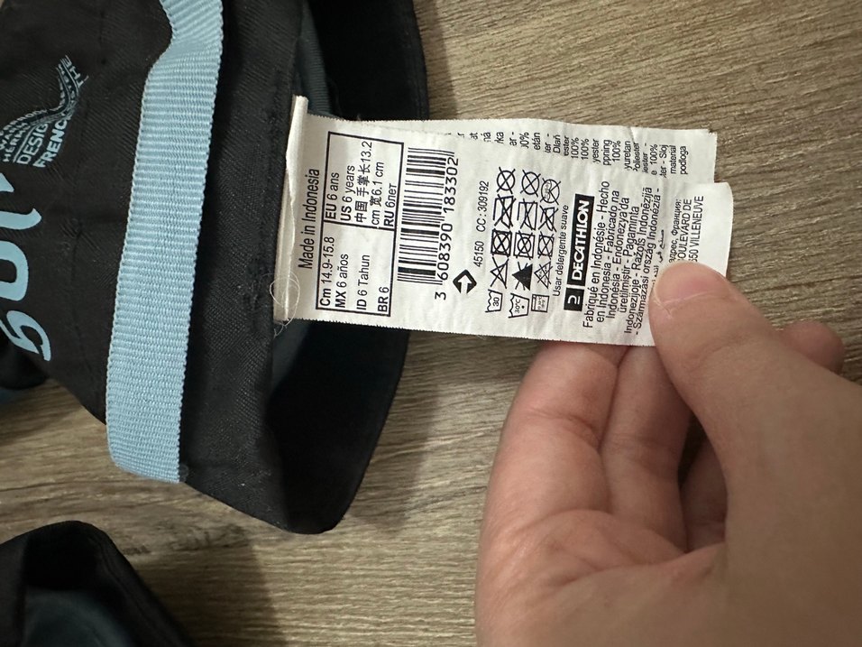 Decathlon Mavi Çocuk Kayak Eldiveni - 500 - Görsel 4