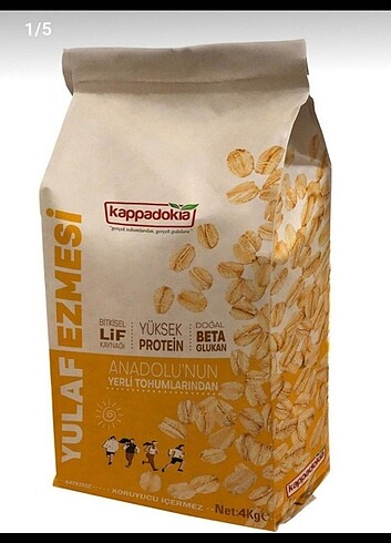 KAPPADOKİA YULAF EZMESİ 4 KG