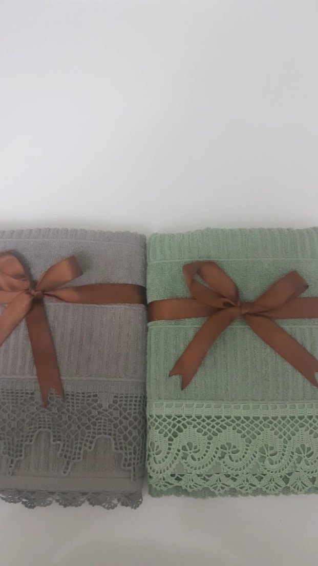 dantelli havlu - Görsel 3