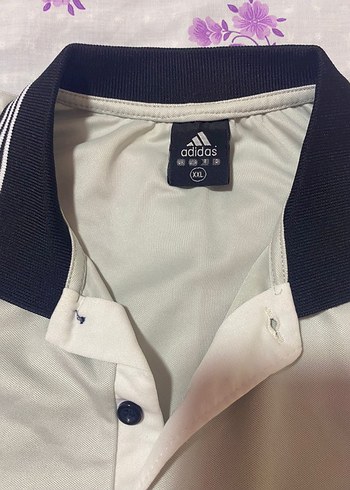 adidas Gri Erkek Polo Yaka Tişört - Görsel 3