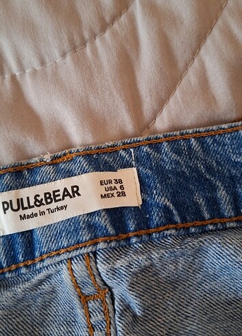 28 Beden mavi Renk Pull&Bear Kot