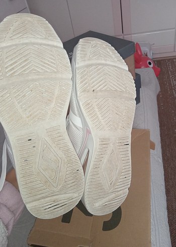 Beyaz Bağcıklı Spor Kadın Spor Ayakkabı - Görsel 2