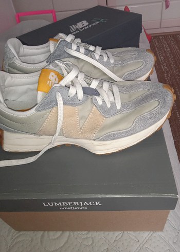 New Balance U327SD Gri Kadın Spor Ayakkabı - Görsel 3