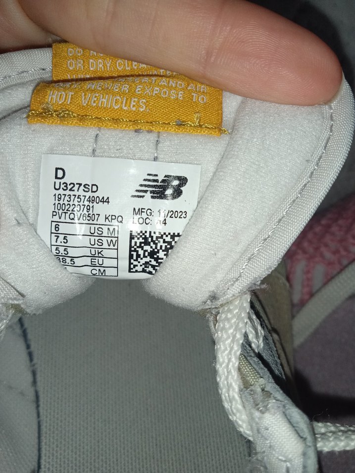 New Balance U327SD Gri Kadın Spor Ayakkabı - Görsel 5