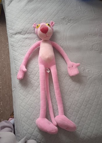 90 cm Pembe Panter Peluş Oyuncak - Görsel 2