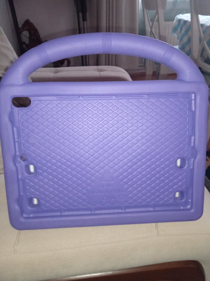 Samsung Galaxy Tab S6 Lite Standlı Araba Kılıf Mor - Görsel 2