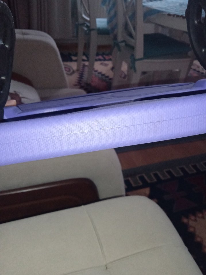 Samsung Galaxy Tab S6 Lite Standlı Araba Kılıf Mor - Görsel 4