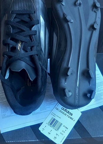 Adidas F50 League Fg/Mg J Çocuk siyah kramponn