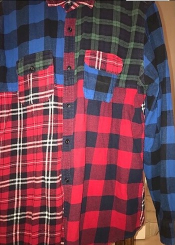 Çok Renkli Düğmeli Kadın Gömlek - Görsel 3