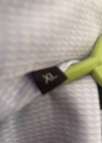 Mavi Keten Erkek Gömlek, Düğmeli, Uzun Kollu - Görsel 3