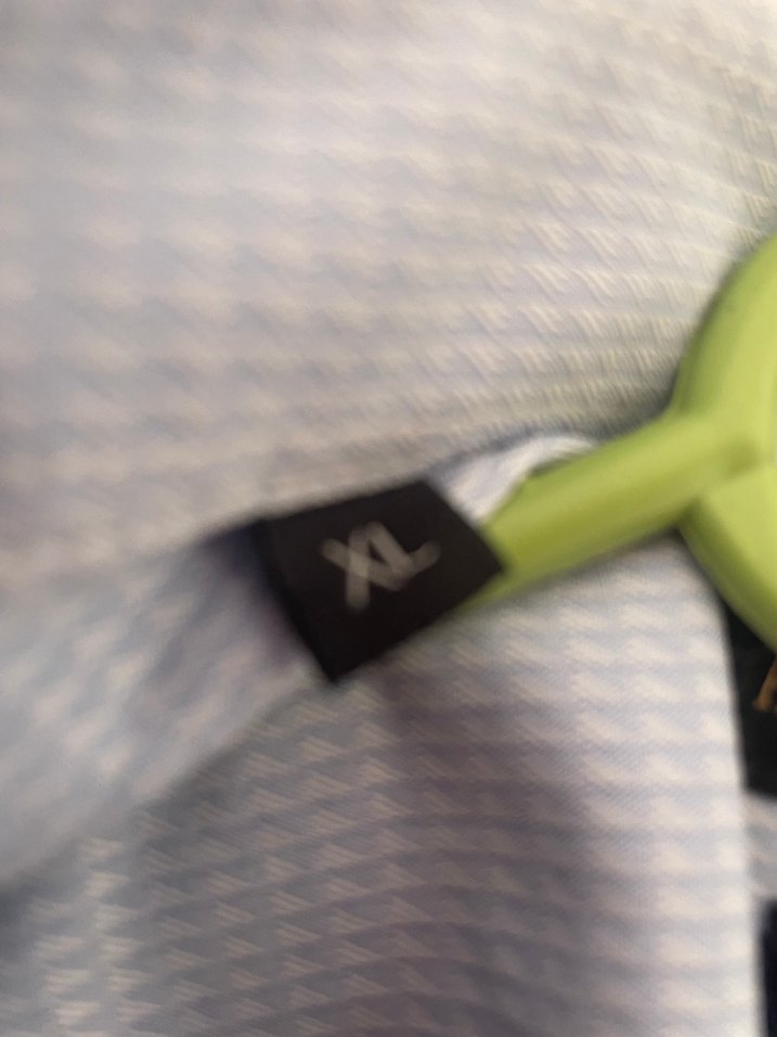 Mavi Keten Erkek Gömlek, Düğmeli, Uzun Kollu - Görsel 3