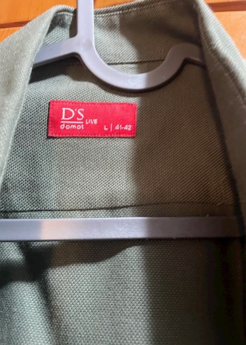 Haki Erkek Keten Gömlek Uzun Kollu - Görsel 2