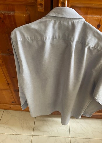 Mavi Keten Erkek Gömlek Regular Fit - Görsel 4