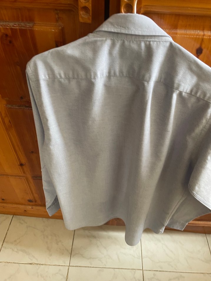 Mavi Keten Erkek Gömlek Regular Fit - Görsel 4