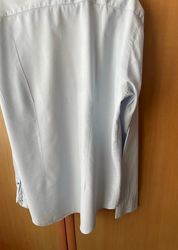 Mavi  Pamuklu Regular Fit Erkek Gömlek - Görsel 5