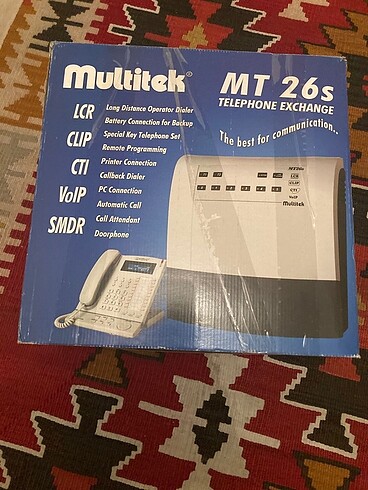 Multitek telefon santrali ürün sıfırdır hiç kullanılmadı.