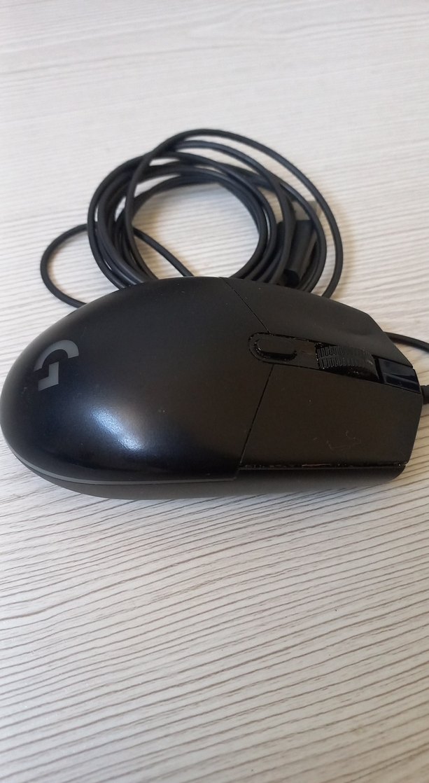 Logitech Kablolu Siyah Mouse - Görsel 2