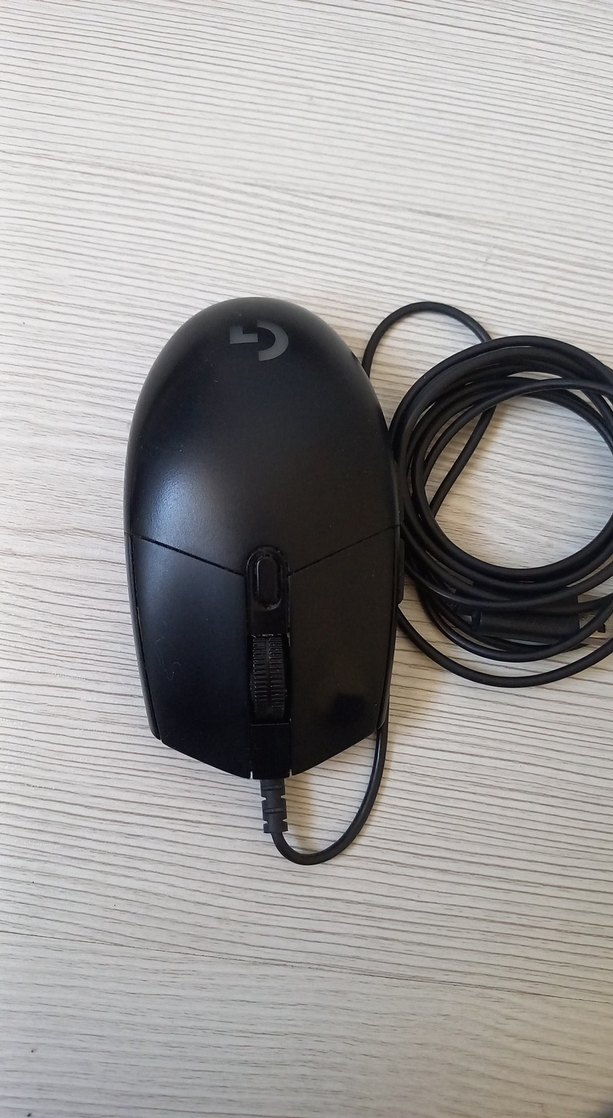 Logitech Kablolu Siyah Mouse - Görsel 3