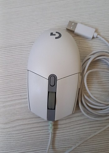  Beden Beyaz Logitech Kablolu Gaming Mouse