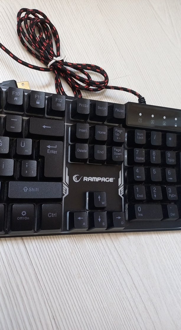 Rampage Siyah Kablolu Mekanik Klavye - Görsel 3