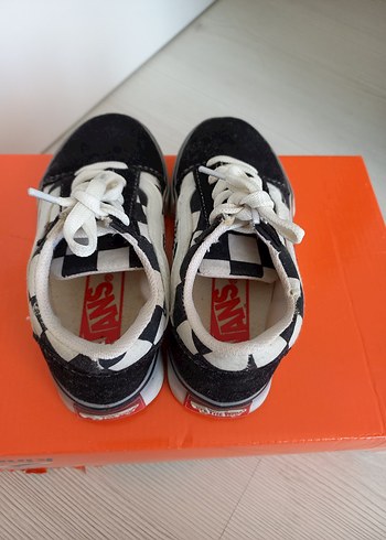 Vans Erkek Çocuk Siyah Beyaz Sneaker - Görsel 5