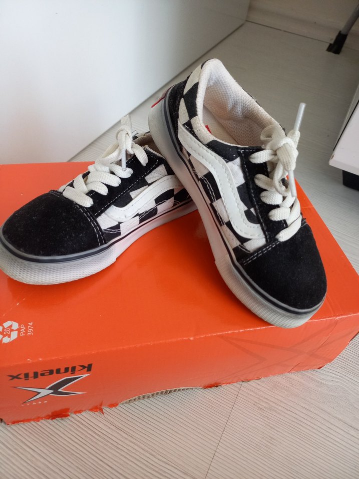 Vans Erkek Çocuk Siyah Beyaz Sneaker - Görsel 4