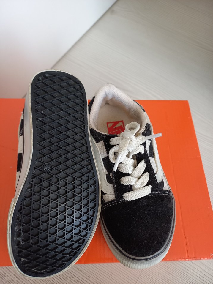 Vans Erkek Çocuk Siyah Beyaz Sneaker - Görsel 3