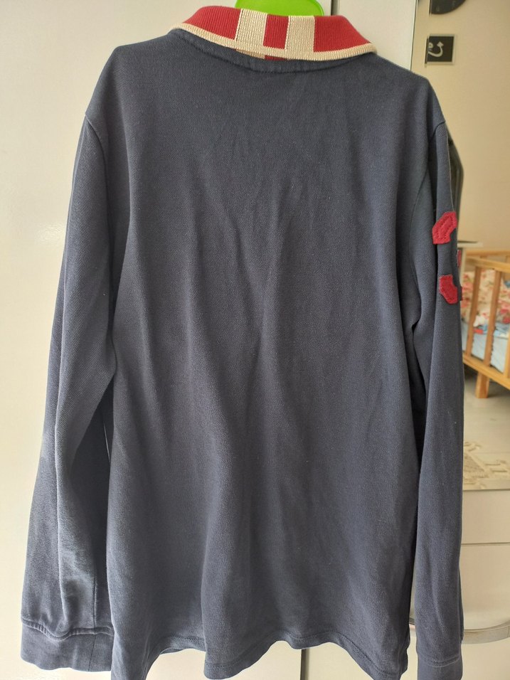 Erkek Uzun Kollu Polo Yaka Tişört - Görsel 4