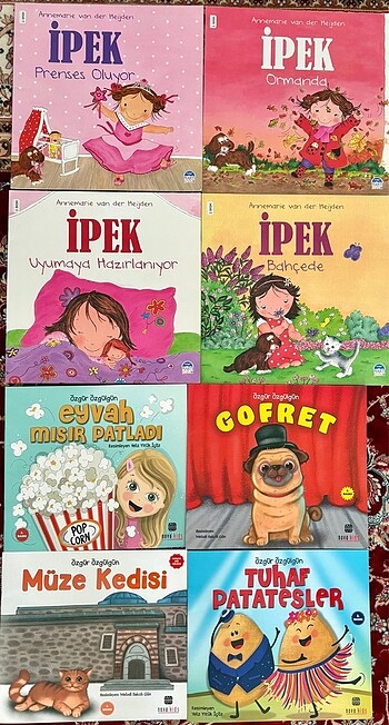 8 adet çocuk kitabı