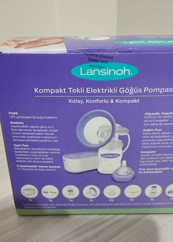 Lansinoh Kompakt Tekli Elektrikli Göğüs Pompası - Görsel 3