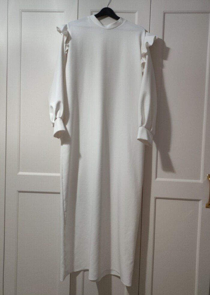 CHUL NİKAH BEYAZ ELBİSE - Görsel 2