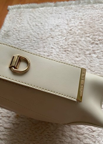 Bej Deri Kadın Çanta - Görsel 3