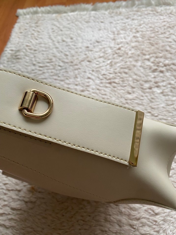 Bej Deri Kadın Çanta - Görsel 3