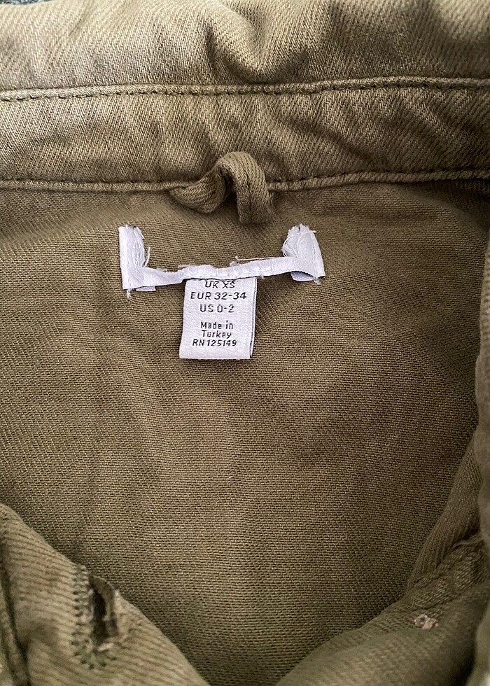 Topshop kot ceket gömlek - Görsel 4